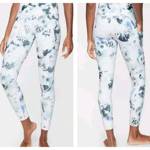 Athleta Stash Pocket Salutation Peony Floral Leggings Small